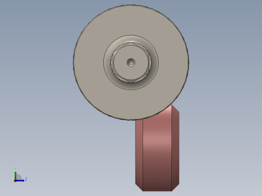 solidworks r32x6螺杆和螺母副左视缩略图