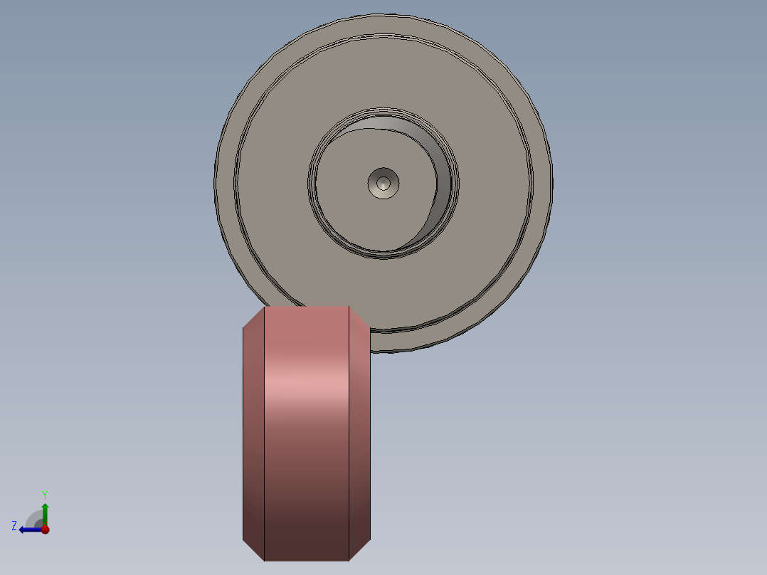 solidworks r32x6螺杆和螺母副右视图
