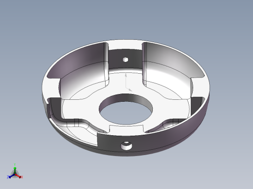 端盖正等轴测缩略图