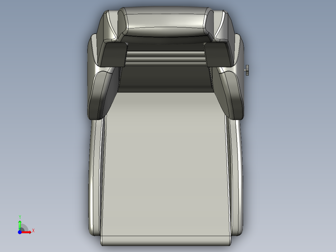汽车座椅前视图