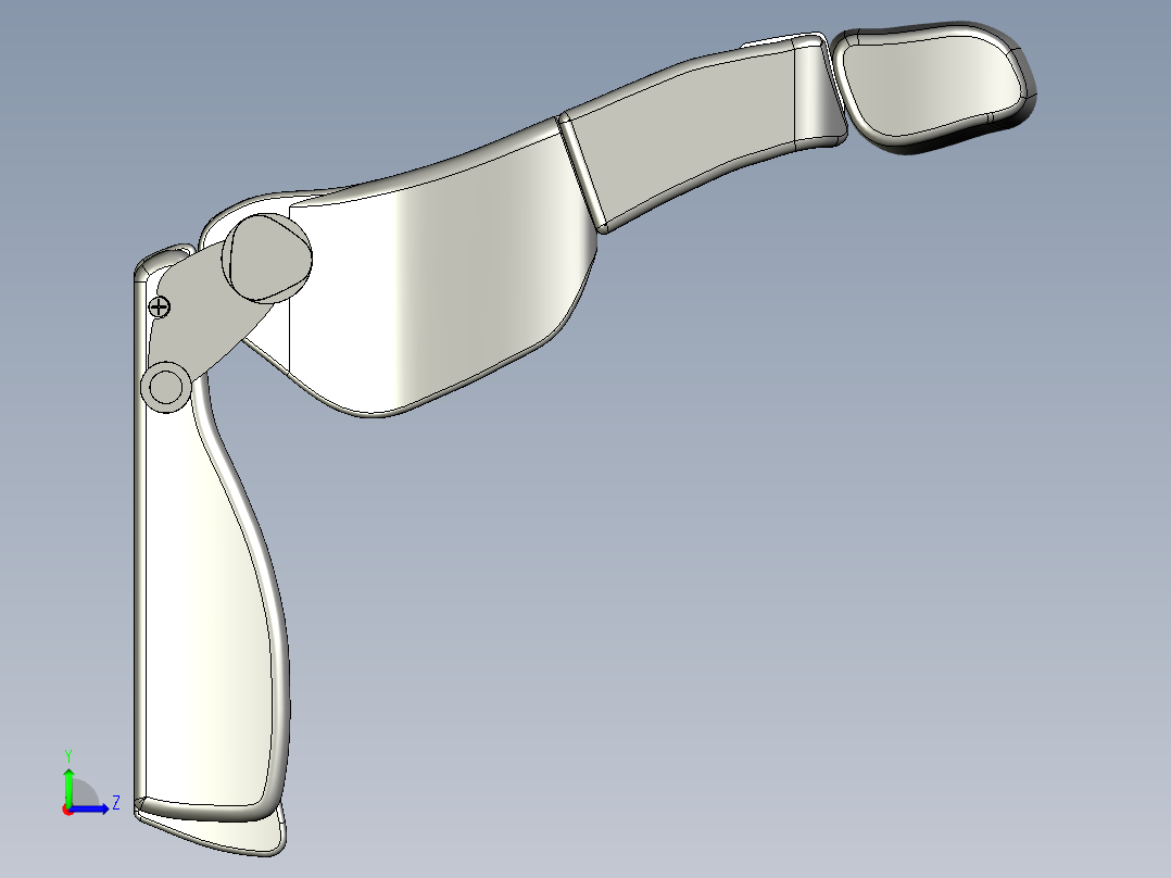 汽车座椅左视图