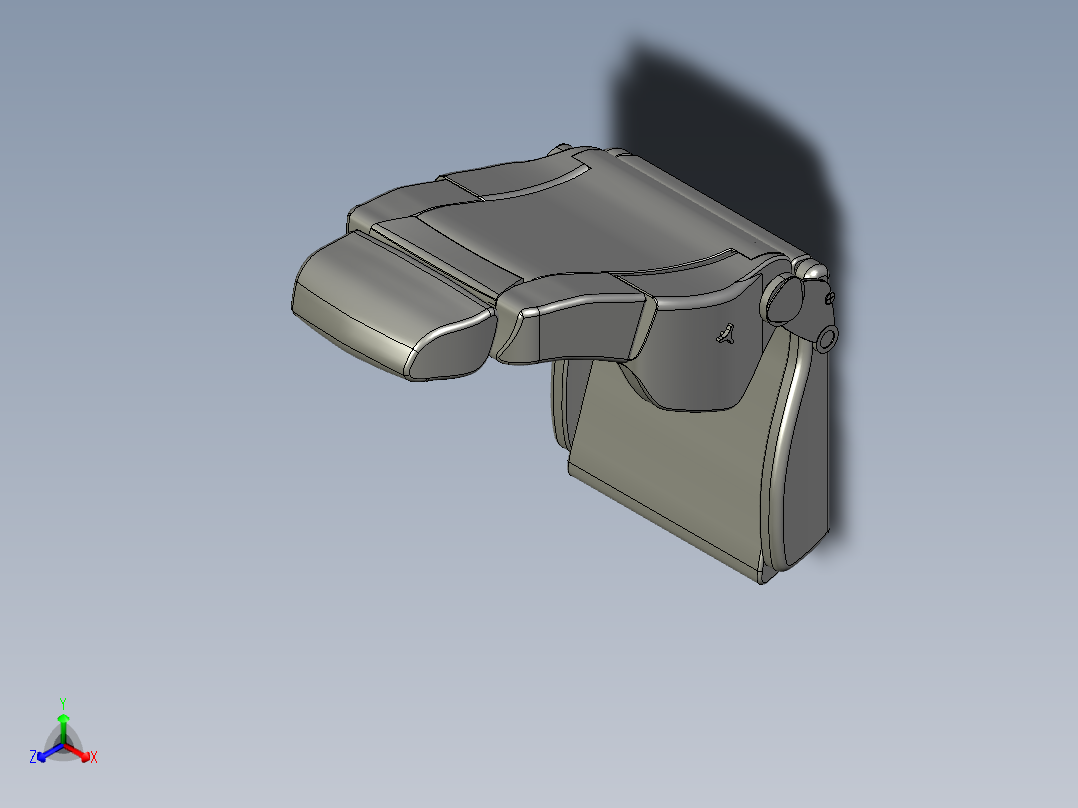 汽车座椅正等轴测图