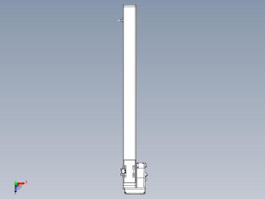 Toyo东佑达直线模组-ETH6M-BL-750-M10B俯视缩略图