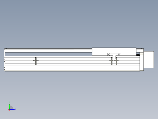 Toyo东佑达直线模组-ETH22-400-BL-400W左视缩略图