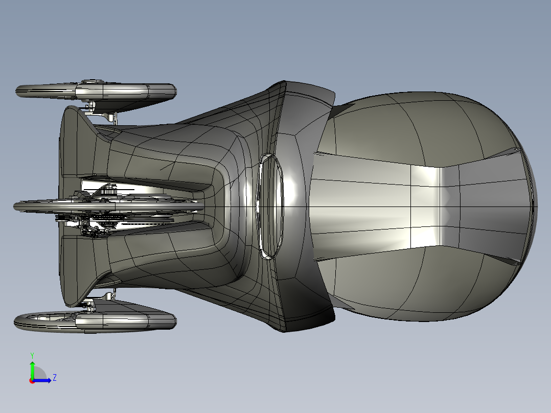 电动汽车设备（创新设计）左视图