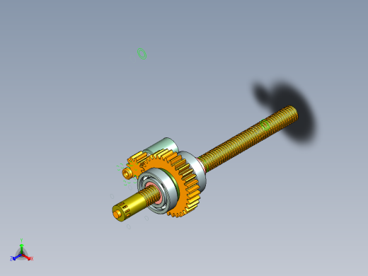 电动升降花盆架模型
