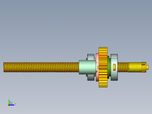 电动升降花盆架模型左视缩略图