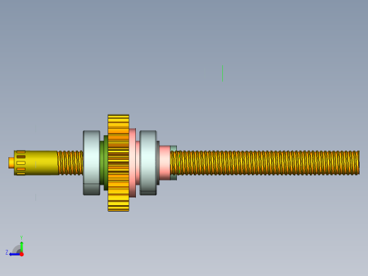 电动升降花盆架模型右视缩略图