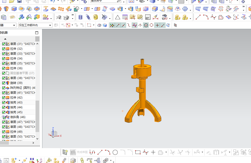 电动升降花盆架模型