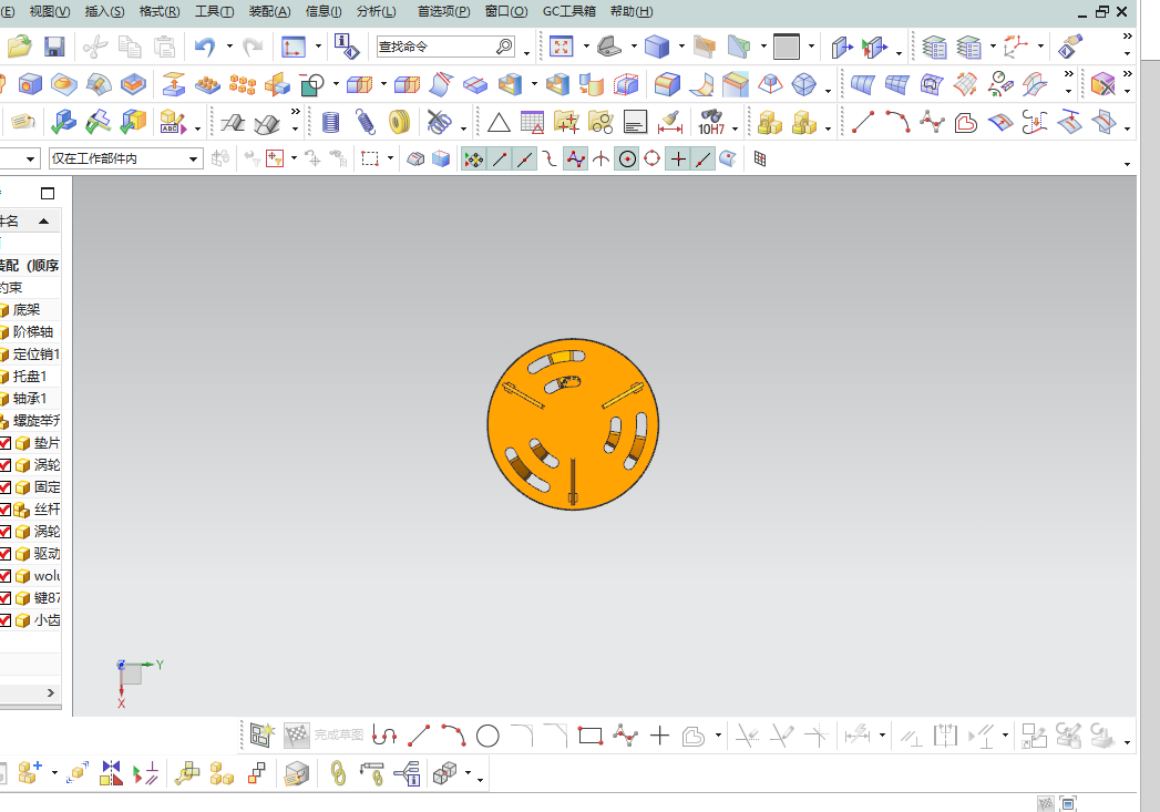 电动升降花盆架模型