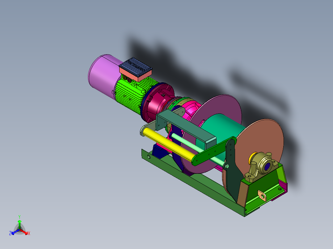 电动牵引变频可调速绞车