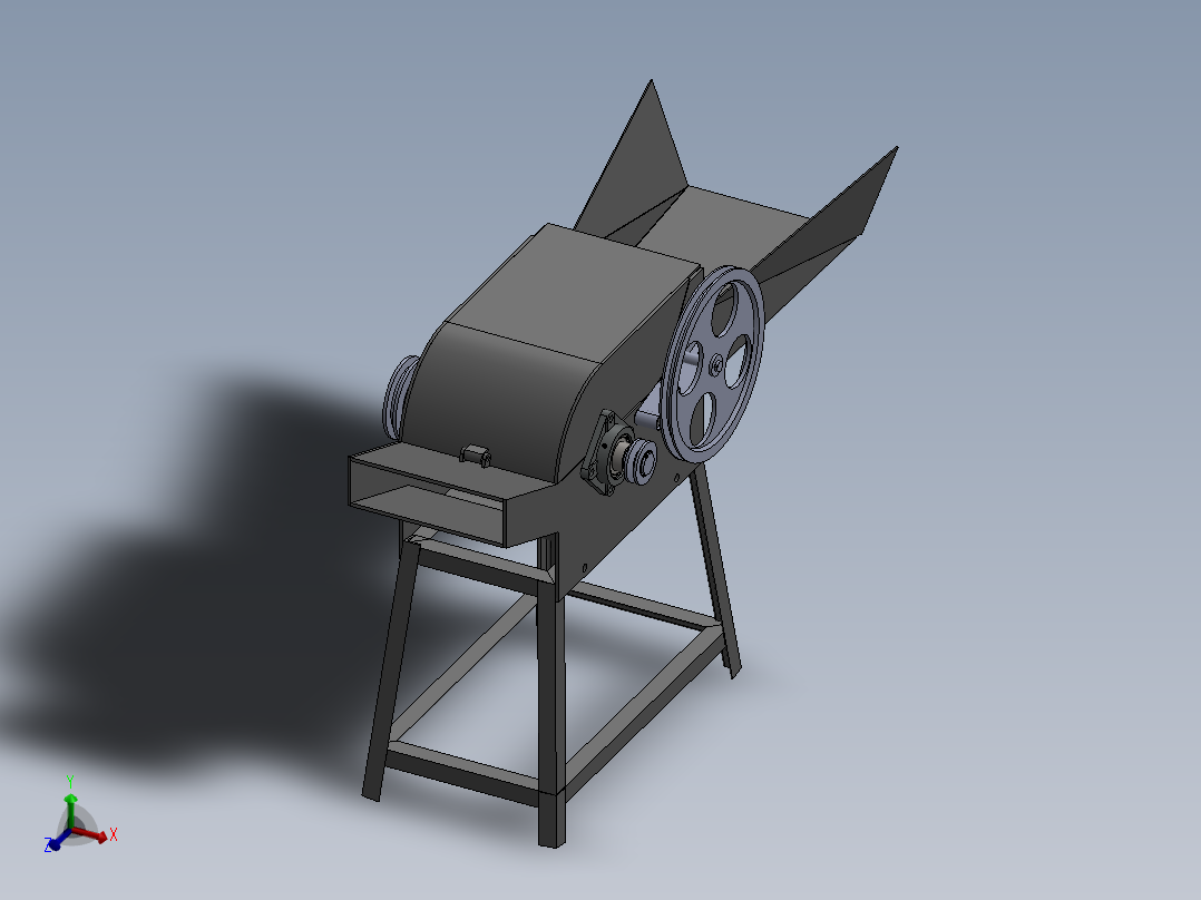 麦秸秆粉碎机设计模型