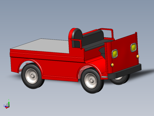 电动平板车304091