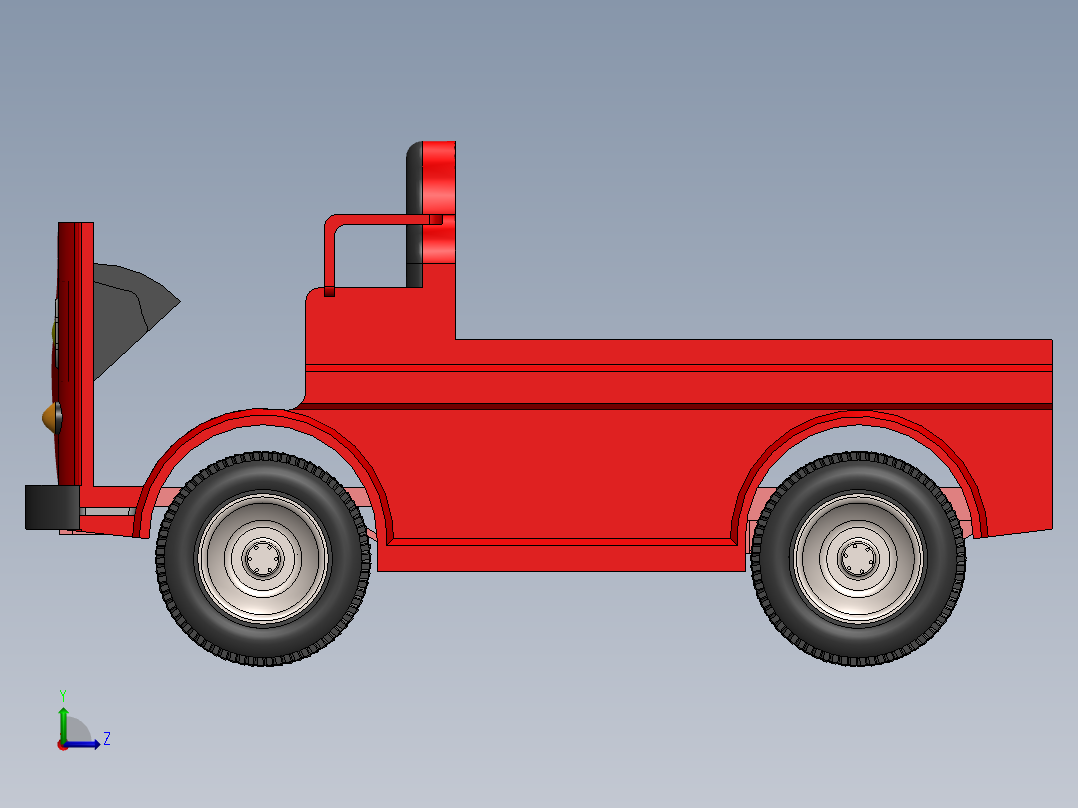 电动平板车304091左视图