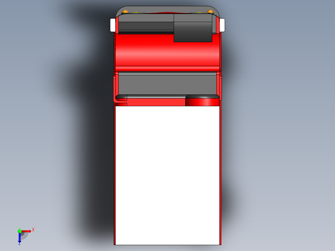 电动平板车304091俯视图