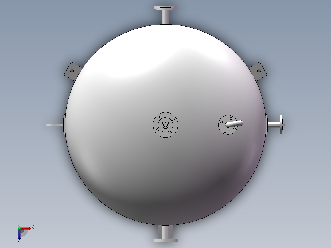 烛式过滤器俯视图