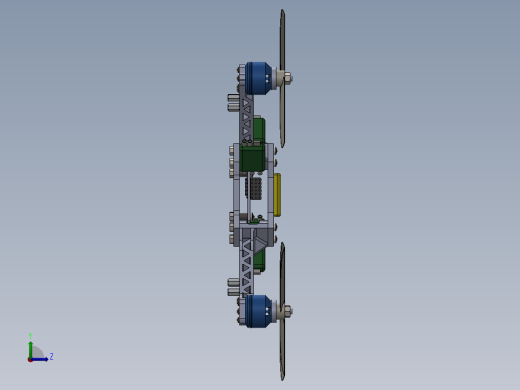 四旋翼无人机，旋翼可进行拆卸 无人机 (250)左视缩略图