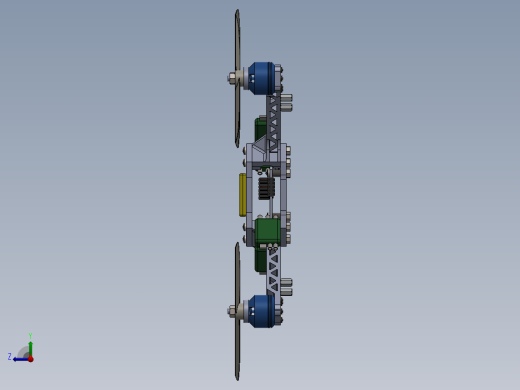 四旋翼无人机，旋翼可进行拆卸 无人机 (250)右视缩略图
