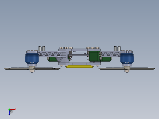 四旋翼无人机，旋翼可进行拆卸 无人机 (250)俯视缩略图