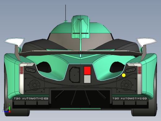 09-TBO Le Mans 24H跑车模型3D图纸 STEP格式右视缩略图