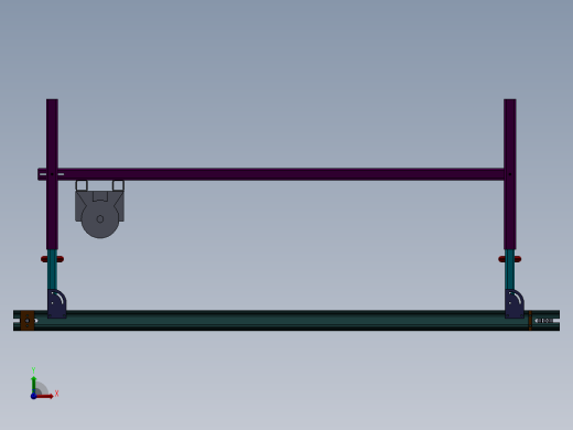 带角度升降传送带设计前视缩略图