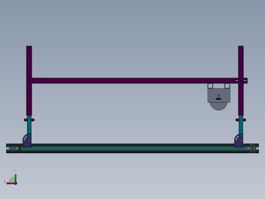 带角度升降传送带设计后视缩略图