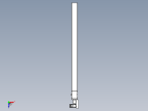 同步带全封闭直线模组TPA-HCB-105D-90-L1500-MR-Y-P20-N3俯视缩略图