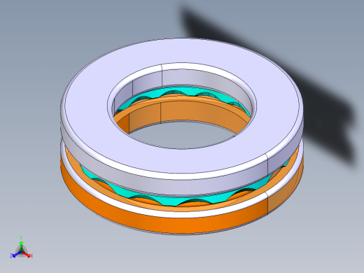 平面推力球轴承51206