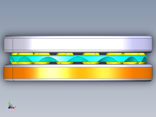 平面推力球轴承51206前视缩略图