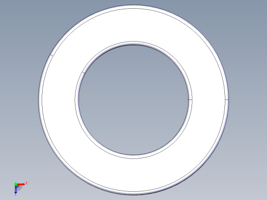 平面推力球轴承51206俯视缩略图