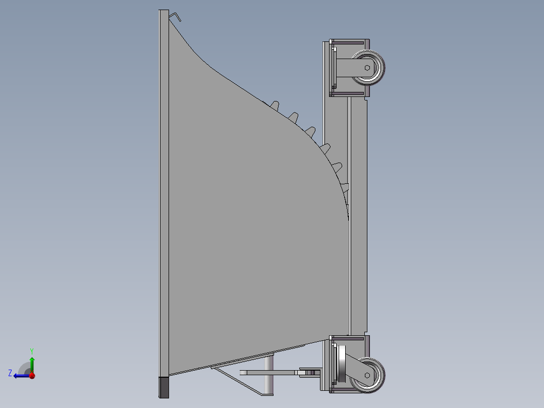 院内垃圾斗右视图