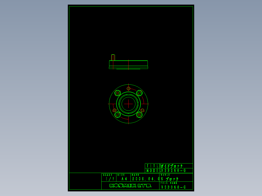 KOSMEKVSB060-G多系列多零件图纸模型多系列多零件图纸模型