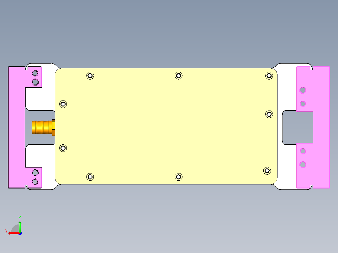 T305-AJ-笔记本CNC工装夹具三维模型CNC2-0621后视图