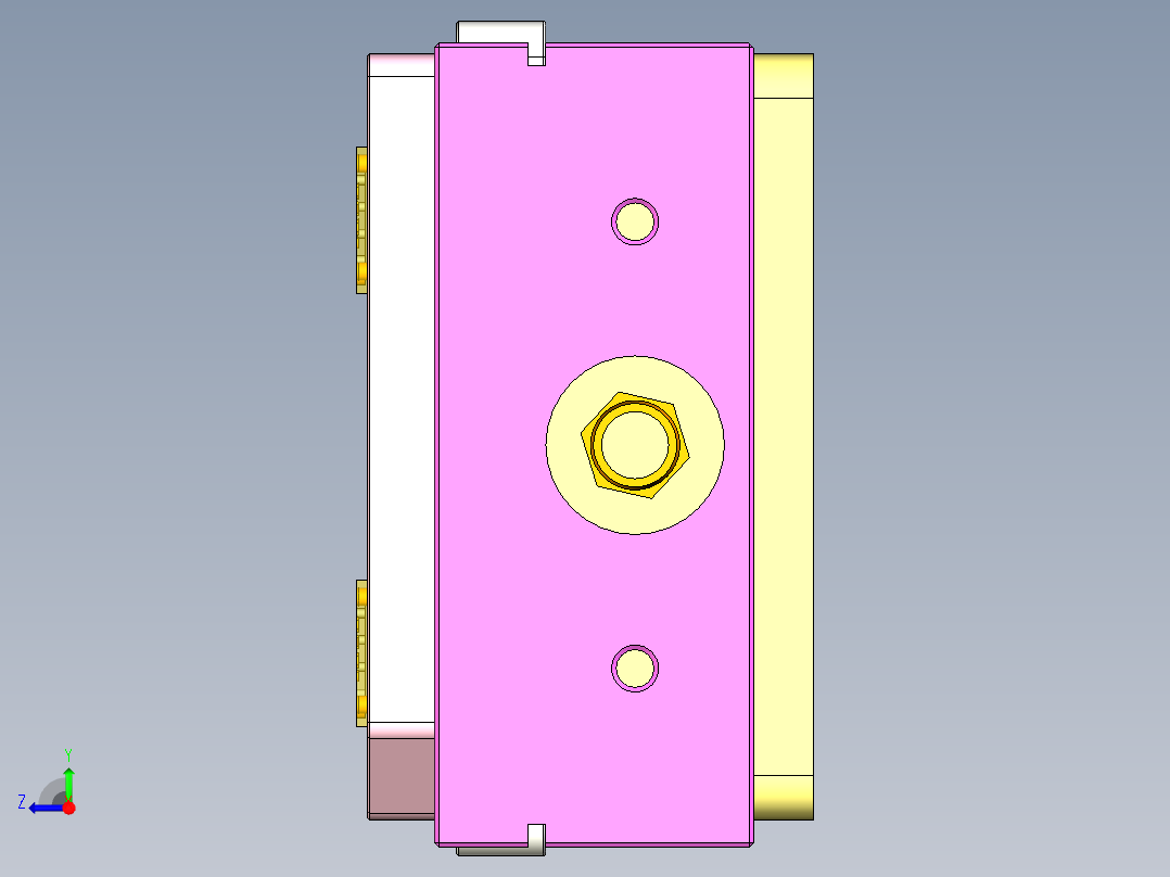 T305-AJ-笔记本CNC工装夹具三维模型CNC2-0621右视图
