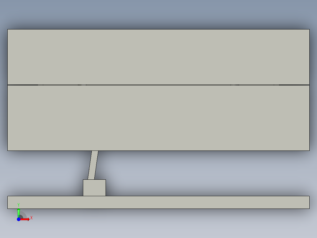 SSKJ391（打印机硒鼓底壳模具）前视图
