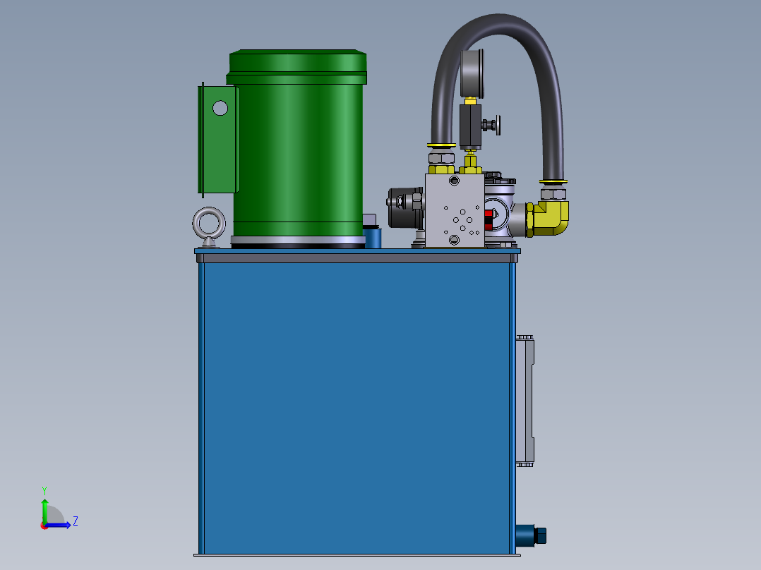 Continental Hydraulics-1000351液压元件左视图