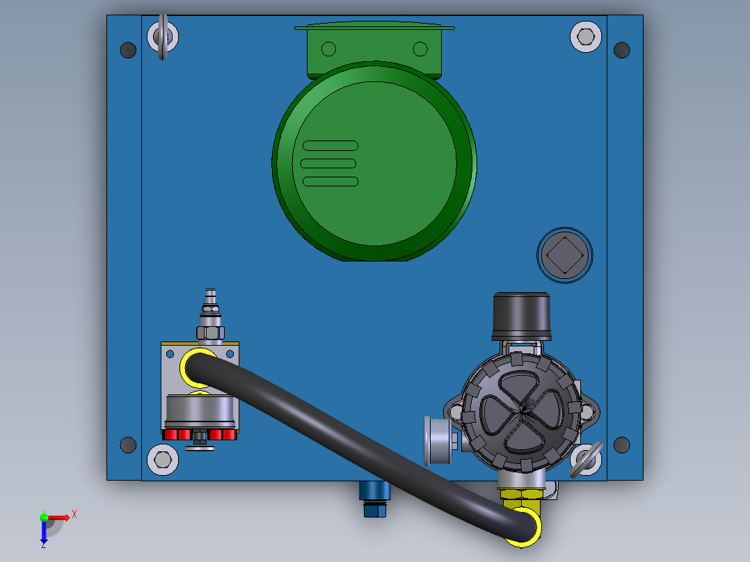 Continental Hydraulics-1000351液压元件俯视图