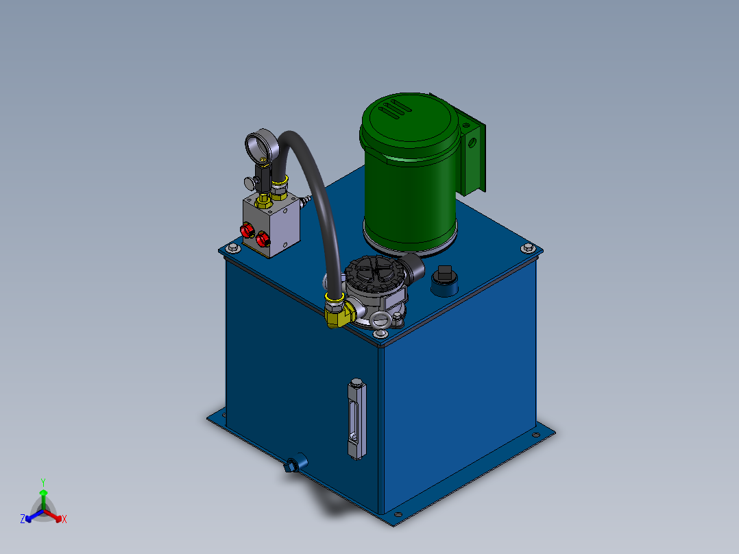 Continental Hydraulics-1000351液压元件正等轴测图