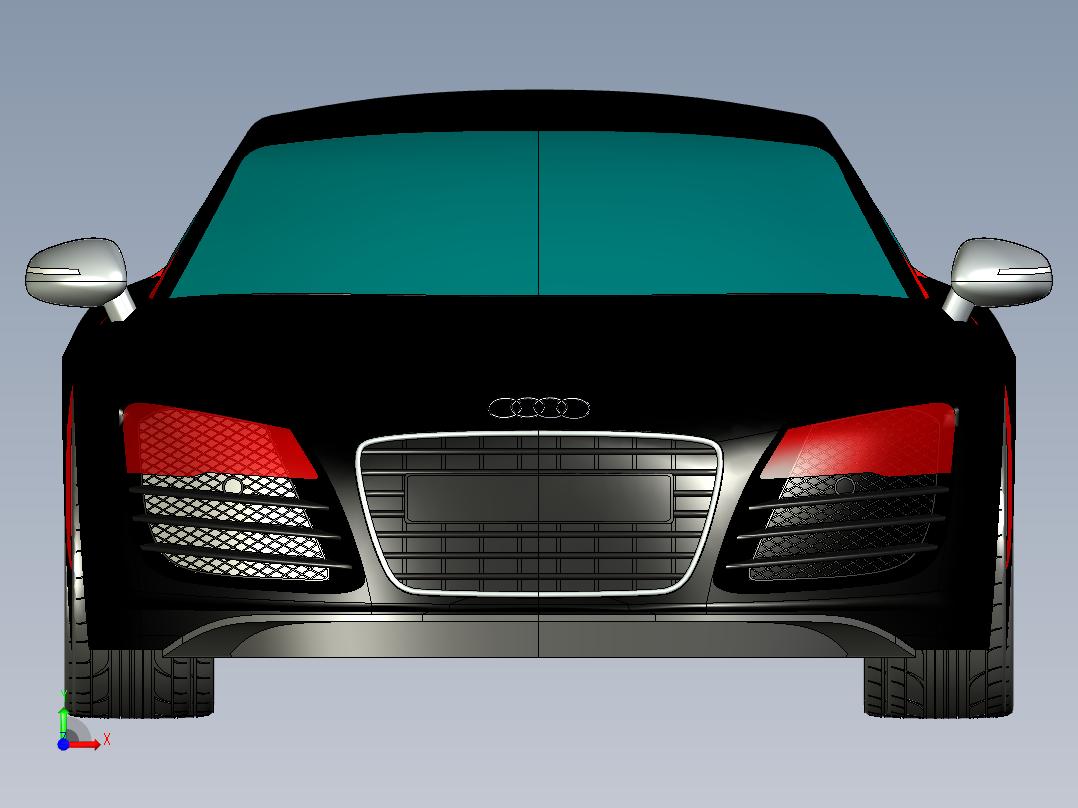 B3003276-奥迪R8前视图