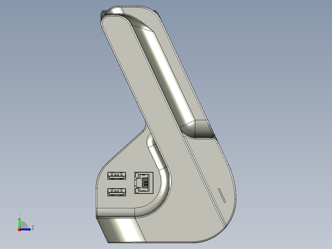 控制屏、屏幕(3)左视图