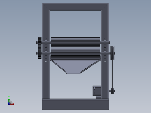 简易甘蔗提取机前视缩略图