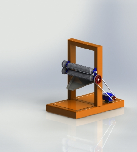 简易甘蔗提取机