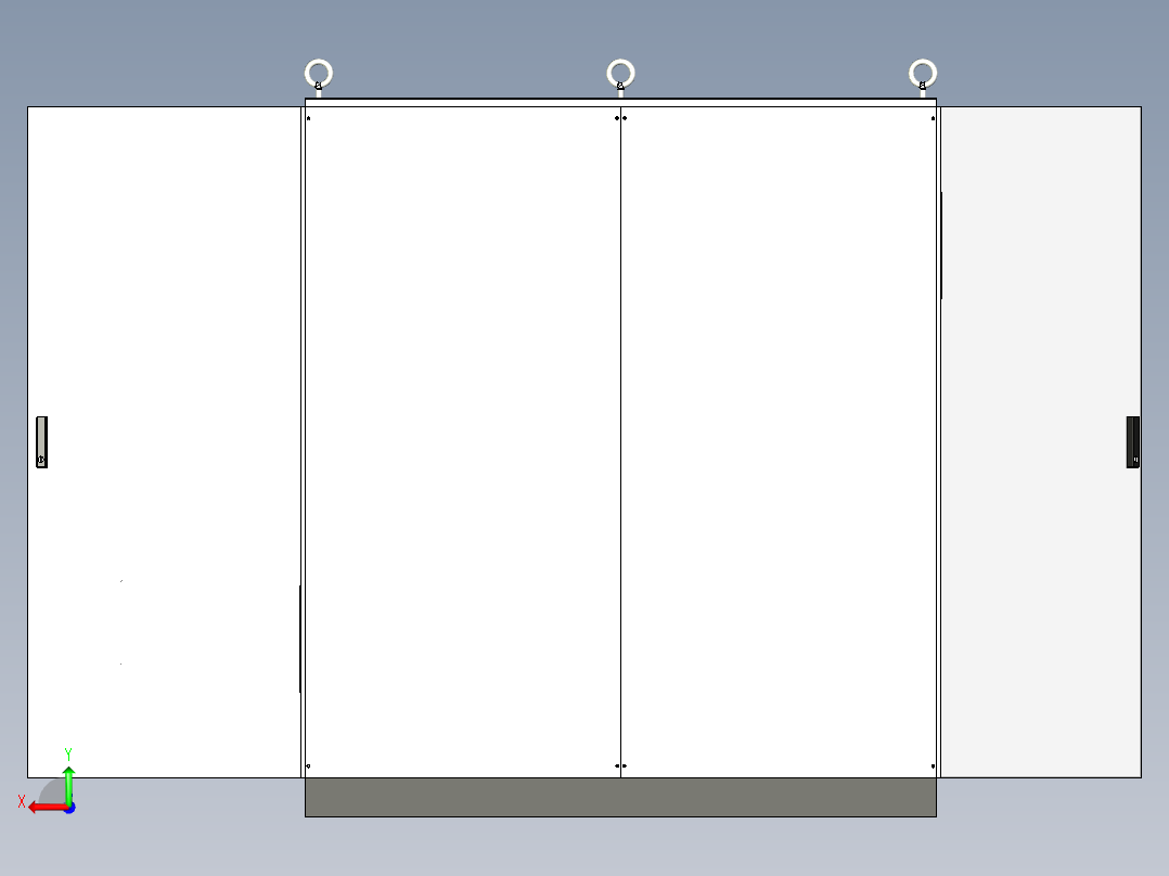 双电源软启动plc控制柜 54924后视图