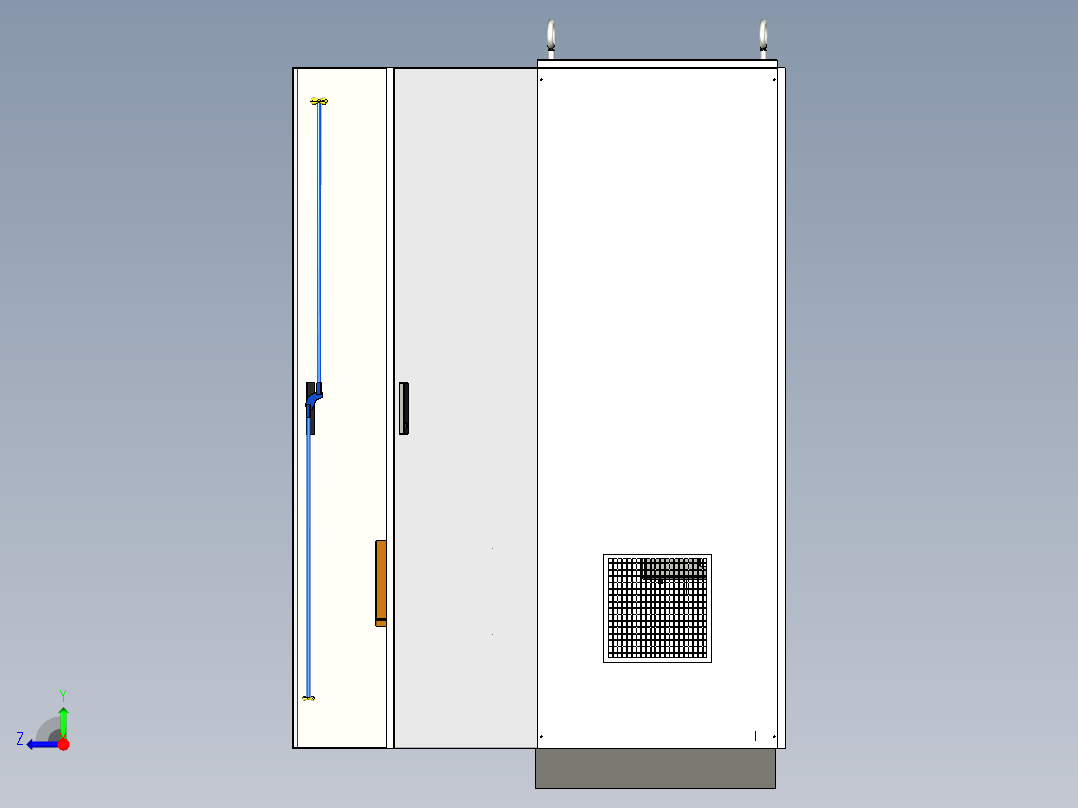 双电源软启动plc控制柜 54924右视图