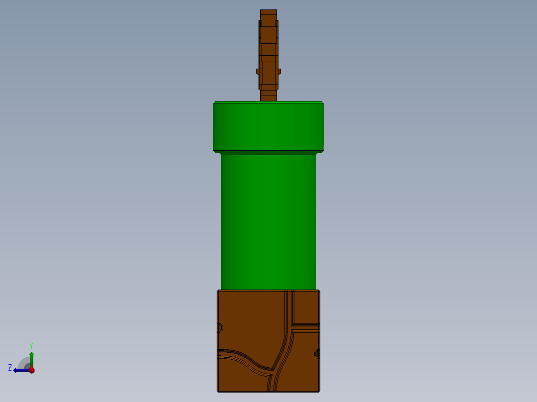 马里奥管道四分之一支架右视图