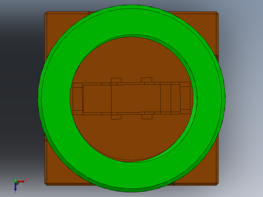 马里奥管道四分之一支架俯视缩略图