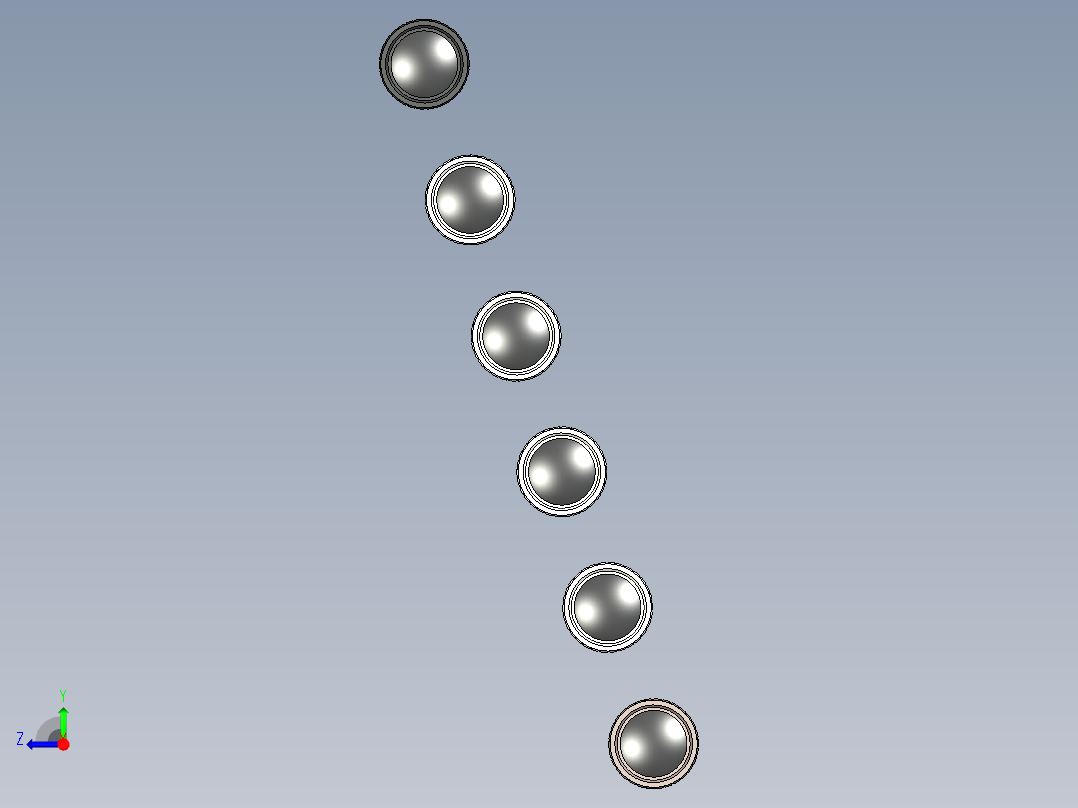 时尚简洁微型强光手电设计右视图