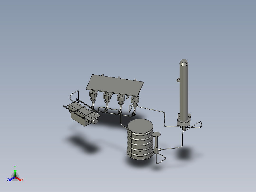 一种水力活塞泵的设计含SW三维及9张CAD图