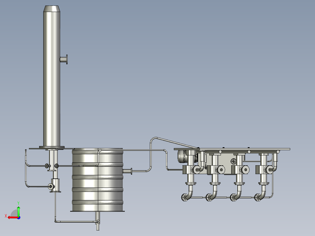 一种水力活塞泵的设计含SW三维及9张CAD图后视图