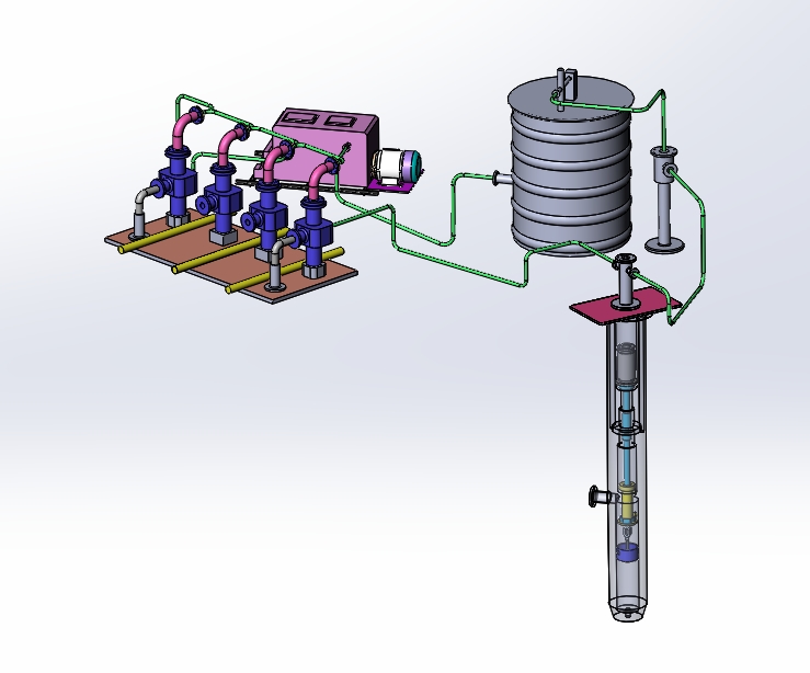 一种水力活塞泵的设计含SW三维及9张CAD图